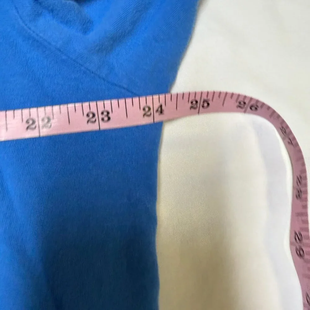 The North Face Long Sleeve Box Logo Tee‎ XL Blue GUC